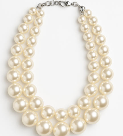 Collar Doble de Perlas Clásicas