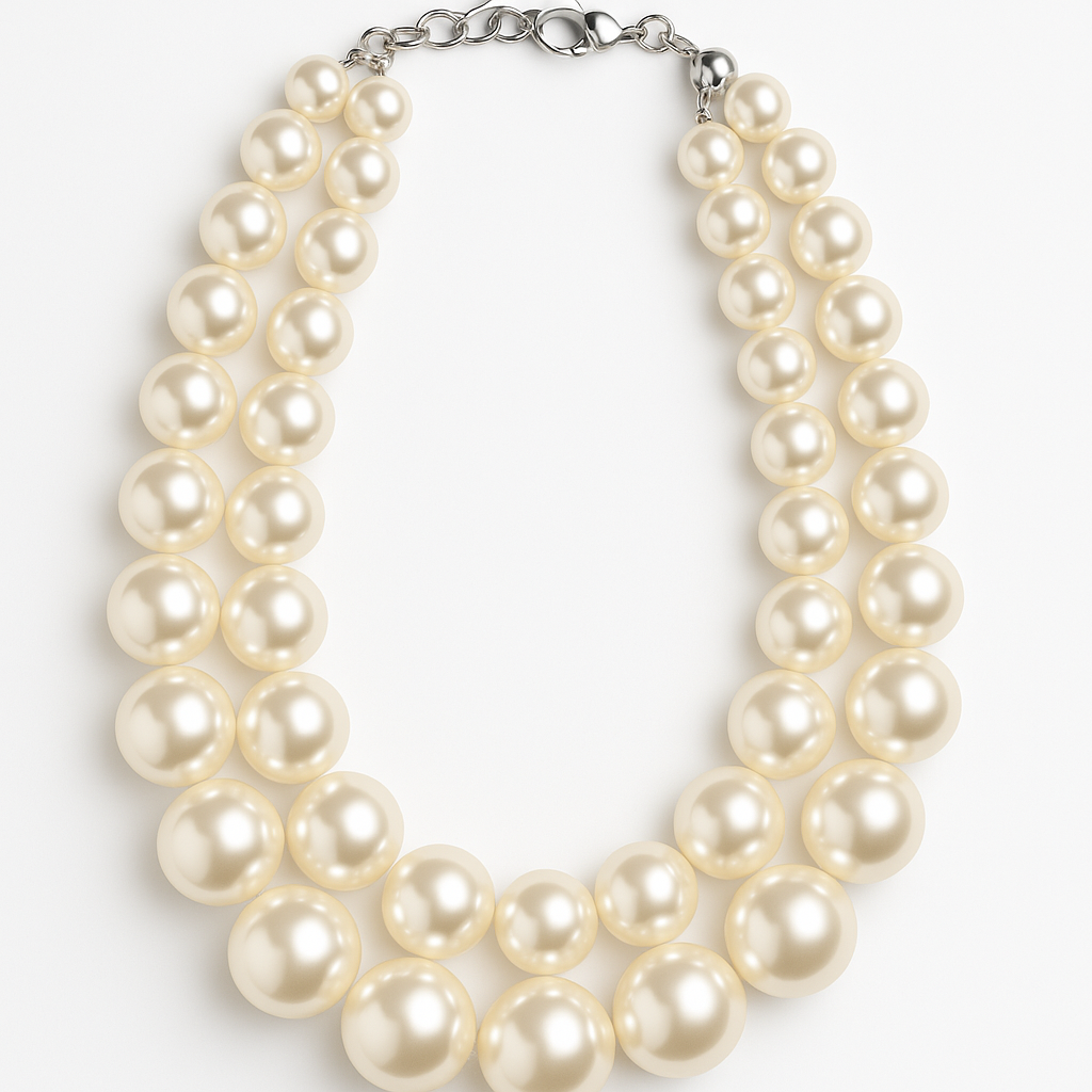 Collar Doble de Perlas Clásicas