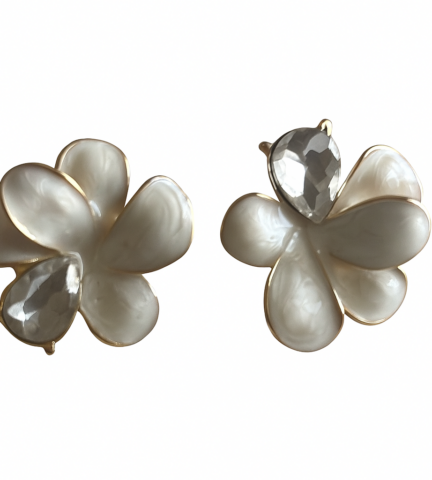 Pendientes flor de nácar