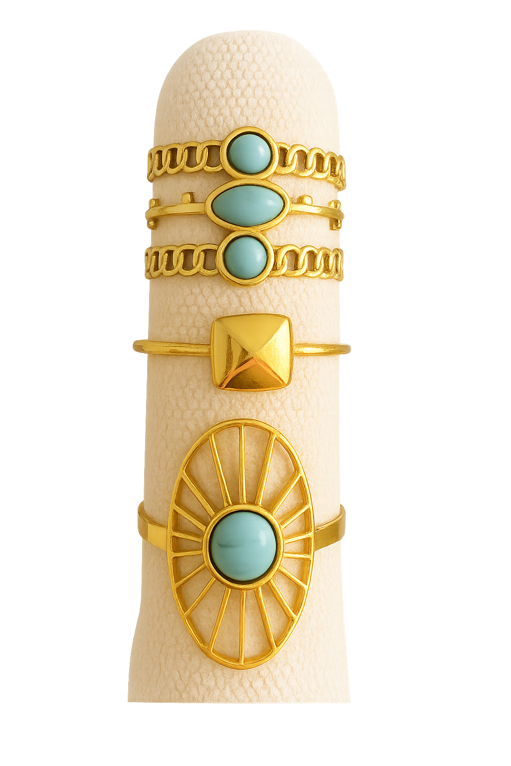 Pack de Anillos de Acero Inoxidable